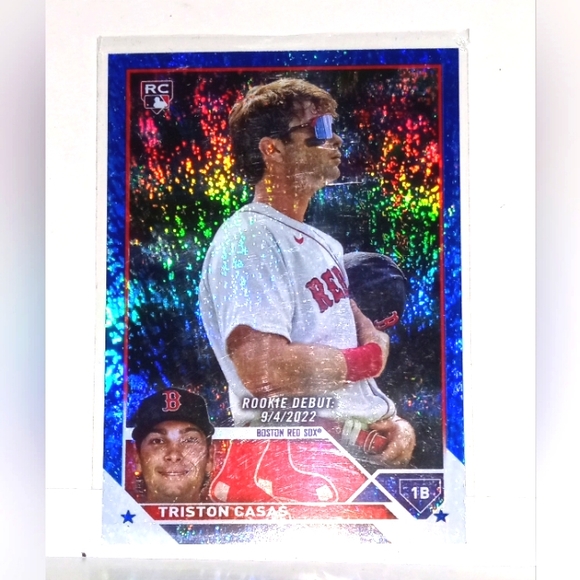 Triston Casas Rookie Card Blue Foil Parallel 683/999 Topps Update 2023 #US221 - Picture 1 of 2